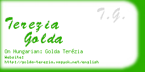 terezia golda business card